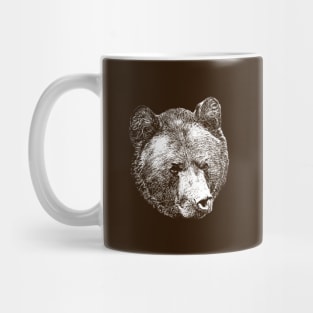 Brown bear portrait Mug